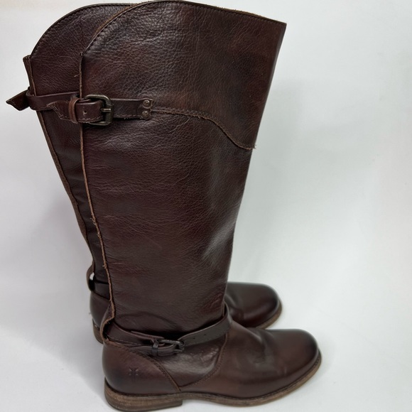 Frye Phillip Riding boots size 7.5 leather - Picture 10 of 13
